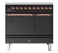 ILVE PD09FQNE3/MGP матовый графит (фурн. медь)