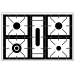 ILVE PD09PDNE3/SSC нержавеющая сталь (фурн. хром)