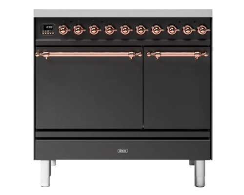 ILVE PD09PDQNE3/MGP матовый графит (фурн. медь)
