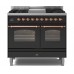 ILVE PD10FNE3/MGP матовый графит (фурн. медь)