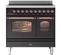 ILVE PDI096NE3/MGP матовый графит (фурн. медь)
