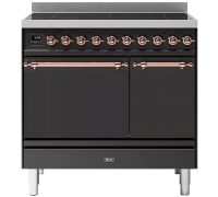 ILVE PDI096QNE3/MGP матовый графит (фурн. медь)