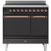 ILVE PDI096QNE3/MGP матовый графит (фурн. медь)