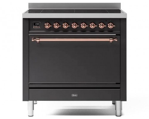 ILVE PI096QNE3/MGP матовый графит (фурн. медь)