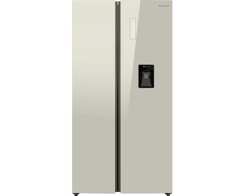 Weissgauff WSBS 590 Inverter NoFrost Water Dispenser Beige Glass