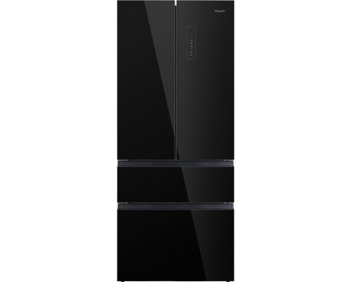 Weissgauff WFD 450 Built-in Inverter NoFrost Black Glass