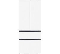 Weissgauff WFD 450 Built-in Inverter NoFrost White Glass