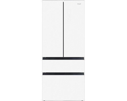 Weissgauff WFD 450 Built-in Inverter NoFrost White Glass