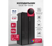 Lex LSB525BLGID холодильник двухкамерный отдельностоящий с инвертором