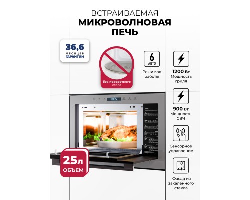Lex BIMO 25.03N GREY микроволновая печь