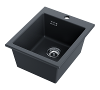 Omoikiri Omishima 41-BL Matt Natceramic/черный матовый