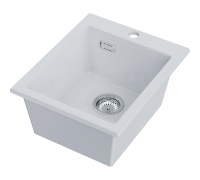 Omoikiri Omishima 41-WH Glossy Natceramic/белый глянцевый