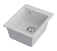 Omoikiri Omishima 41-WH Matt Natceramic/белый матовый