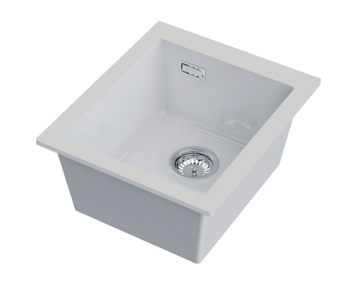 Omoikiri Omishima 41-U-WH Glossy Natceramic/белый глянцевый