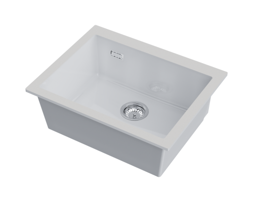 Omoikiri Omishima 60-U-WH Glossy Natceramic/белый глянцевый