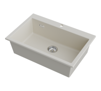 Omoikiri Omishima 76-CR Matt Natceramic/cream матовый