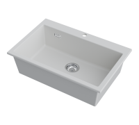 Omoikiri Omishima 76-WH Matt Natceramic/белый матовый