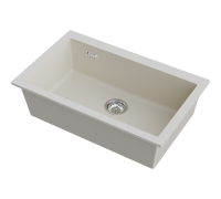 Omoikiri Omishima 76-U-CR Matt Natceramic/cream матовый