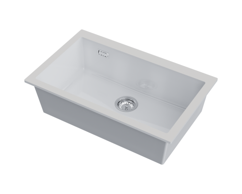 Omoikiri Omishima 76-U-WH Glossy Natceramic/белый глянцевый