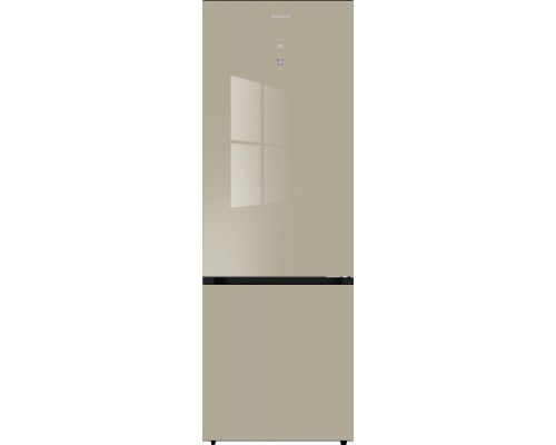 Weissgauff WRK 2070 D Premium Inverter Total Nofrost Gold Glass