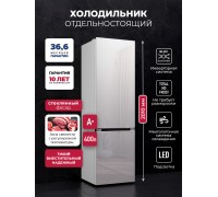 Lex LKB400WHGID холодильник отдельностоящий с инвертором