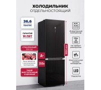 Lex LKB350BLGID холодильник отдельностоящий с инвертором