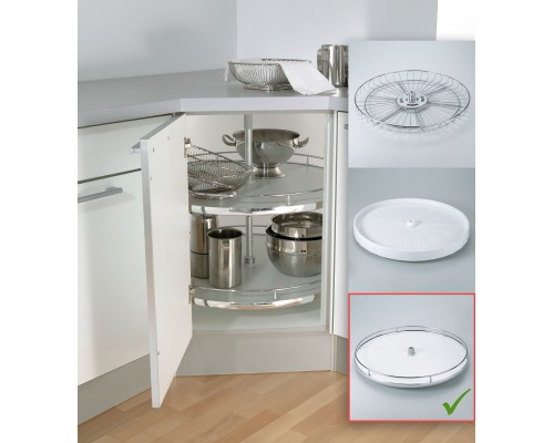 Vauth-Sagel Карусель 4/4, секция 1050х1050 мм, корзины - ДСП, белый
