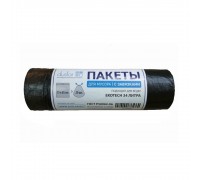Duslar Пакеты с завязками для мусора 75х65 см, 60 л, 20 шт., черные