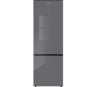Weissgauff WRK 2070 D Premium Inverter Total Nofrost Grey Glass