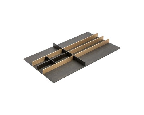 Duslar Деревянный лоток WOODNOTE для столовых приборов, ширина фасада 900 мм, 820х472х49 мм, венге/золото
