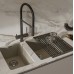 Rivelato Adria U-обр. гибкий излив с краном питьевой воды D-35мм PVD черный
