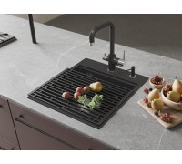 Rivelato TESORO 455-L 1-чаш 450*510 Антрацит 501