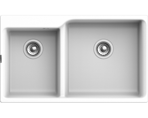 Rivelato AXEL 90D 2-чаши 870*520мм Белый 101