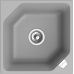 Rivelato LOCUS 50 1-чаш 500*500 Серый 803