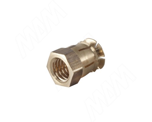 Permo Футорка распорная металлическая, без шарика, D8, М6x12 (BU54)