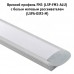 PULSE Рассеиватель белый матовый для широкого профиля SM4/FM3/CM3, L-2000 (LSPA-DIF2-M)