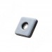 PULSE SuperGlide Подпятник квадратный 25х25 мм, под саморез (HR-E2525)