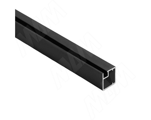 PULSE INTEGRO Профиль рамочный узкий, 19х20х19 мм, черный (анод), L-6000 (IN09117A)