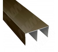 PULSE ИНТЭГРО Направляющая верхняя, L-3000, бронза, INTEGRO (IN04200A-S3)