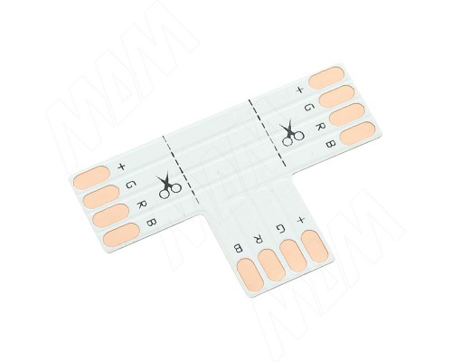 PULSE СТРИП Коннектор для ленты 10 мм, RGB, T-образный, IP20, STRIP (LSA-10R4-SP-T-U)