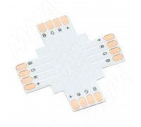 PULSE СТРИП Коннектор для ленты 10 мм, RGB, X-образный, IP20, STRIP (LSA-10R4-SP-X)