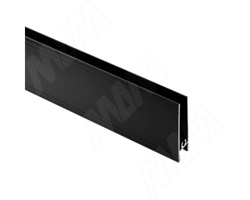 PULSE INTEGRO Горизонтальный профиль нижний черный (анод), L-6000 (IN05050A)