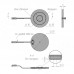 PULSE ЦИРКУМ Светодиодный светильник точечный, нейтральный белый 4000К, 12V, 2,4W, серебро, CIRCUM (CR12-RNO-MCR-NW2)