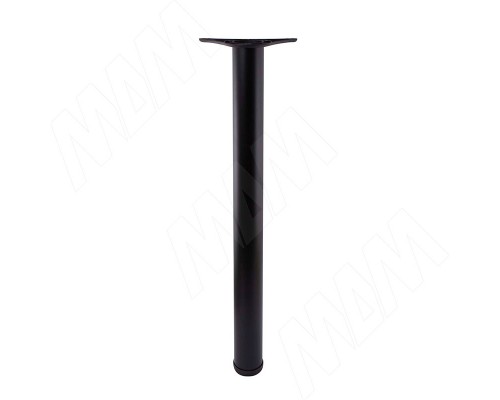 PULSE ШАНХАЙ Опора для стола, D60, H710+25 мм, черный, 4шт. (X4RG 710 BL 4/N)