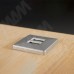 PULSE USB-розетка, врезная, квадратная, 2 USB, хром матовый (USB-2S-Q-MCR)