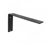 PULSE ЛОФТ Менсолодержатель для деревянных полок L-250 мм, черный матовый, LOFT (LFT.002.250.00BL)