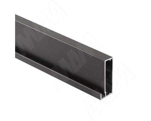 PULSE INTEGRO Профиль рамочный широкий, 45х20х8, графит (краска), L-6000 (IN02133A)