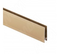 PULSE INTEGRO Горизонтальный профиль нижний золото матовое (анод), L-6000 (IN07050A)