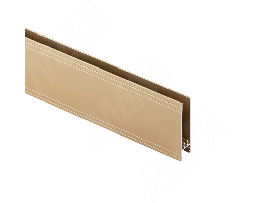 PULSE INTEGRO Горизонтальный профиль нижний золото матовое (анод), L-6000 (IN07050A)