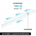 PULSE Профиль-ручка 384мм (L=1400мм) белый матовый (PH.RU16.1400.WHT)